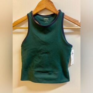Abercrombie & Fitch YPB seamless CORE Ribbed Scuba Tank - Forest Edge NWT